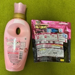 洗剤と柔軟剤の画像