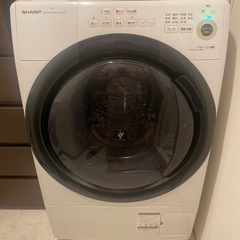 SHARP 全自動ドラム式洗濯乾燥機　ES-S7F