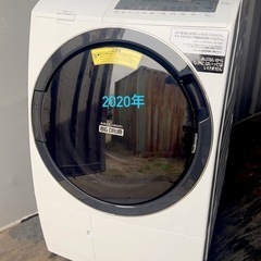 🔥🔥HITACHI🔥🔥2020年HITACHIドラム式洗濯機BD...
