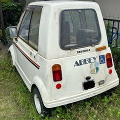 千葉県市原市発　タケオカ　アビー　49cc AB-1670 2ストローク　ジャンク扱い　廃車済み　の画像