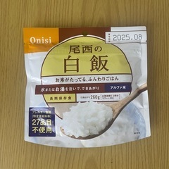 尾西の白米　40食分　非常食　アウトドアやキャンプに