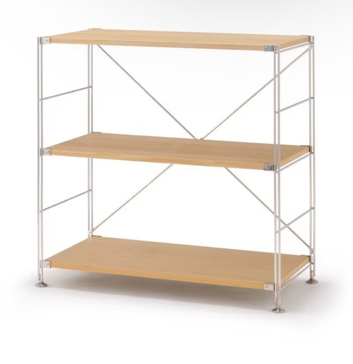 無印良品　ステンレスユニットシェルフ