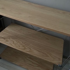 無印良品　ステンレスユニットシェルフの画像