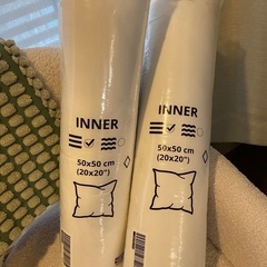 【新品】IKEA クッション＆クッションカバー各2個