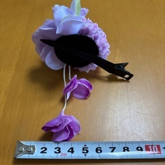 浴衣時の髪飾り🌸の画像
