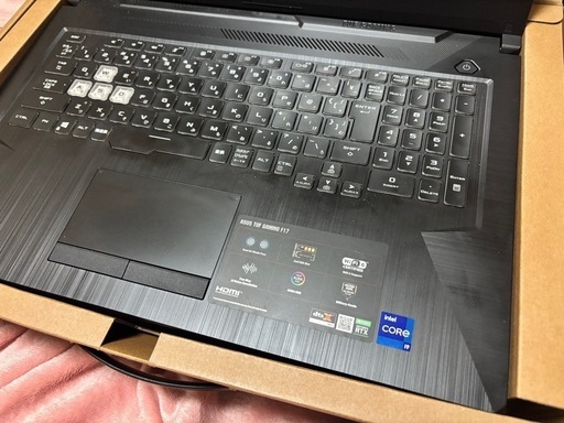 ASUS TUF GAMING F17 i9 64GBメモリ 2TB ゲーミングノートパソコン