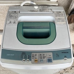 洗濯機　HITACHI   5kg   