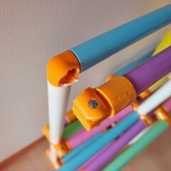 ジャンク　ベビージャングルジム 滑り台　ブランコ おりたたみキッズパークEX の画像