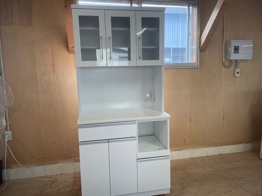 052702食器棚セパレートホワイト