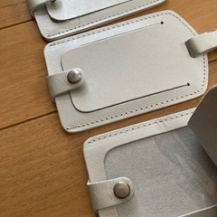 JTB Platinum シルバー ネームタグ 4個セットの画像