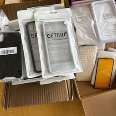 iPhone7、X、XSなどのガラスケース、ガラス保護フィルム多数②