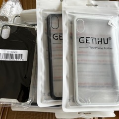 iPhone7、X、XSなどのガラスケース、ガラス保護フィルム多数②の画像