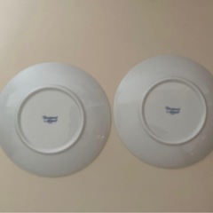 未使用品　ノリタケ 白磁レリーフ 花柄絵変わり組皿の画像