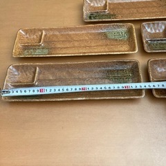 魚皿　長方形　5枚セットの画像