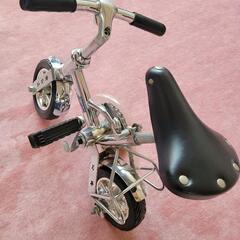 ミニ自転車(メッキ）の画像