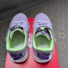 【再値下げ】18cm ニューバランス ジュニア スニーカー  YT570（PURPLE）の画像