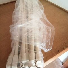 パイプ式押入れ収納棚　サイズ（約）奥73.5高81幅69cmの画像