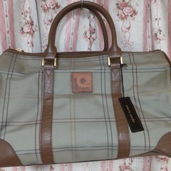 pierre cardin ピエールカルダン チェック柄ボストン...