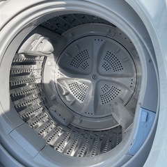 全自動洗濯機 5.0kg ハイアール JW-K50H-W 2015年製 ステンレス槽 の画像
