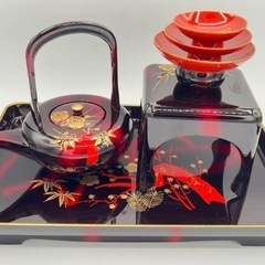 決まりました！美品 御屠蘇器 お正月 松竹梅 お正月 お屠蘇