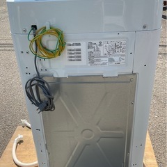 全自動洗濯機 5.0kg ハイアール JW-K50H-W 2015年製 ステンレス槽 の画像