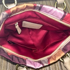 COACH コーチ アシュレイ スカーフプリント ミニトート F22504【中古品】の画像