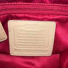 COACH コーチ アシュレイ スカーフプリント ミニトート F22504【中古品】の画像