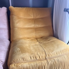 手動リクライニングソファ の画像