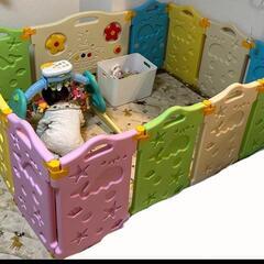 ベビーサークル(パステルカラー)