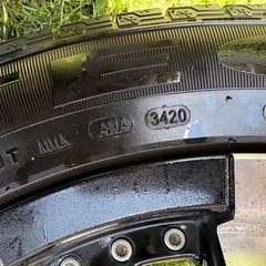 18インチホイールスタッドレスタイヤ4本セットの画像