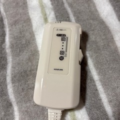 コイズミ　
電気毛布　シングルサイズの画像