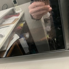 I2505-813 山善 電子レンジ MW-Y205(B)6 2017年製 通電確認済み キズ汚れ有り 現状お渡しの画像