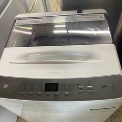 Haier 全自動洗濯機5.5kg JW-AE55B 2023年製 2-1393の画像