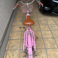 中古美品　子供自転車　キッズ　女の子　20インチ
　の画像