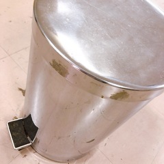 ペダル式 ステンレスゴミ箱 ペダルペール 高さ40cmの画像