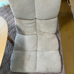 中古　無印良品　こたつ　座椅子2個セットの画像