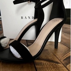 RANDA 黒 ストラップ付きサンダル【未使用】日本製
 の画像