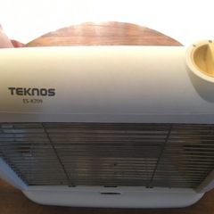 tecnos電気ストーブ800wハロゲンヒーターの画像