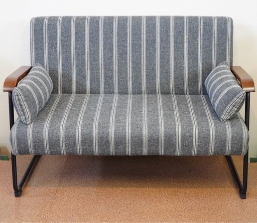 2人掛けソファ　カジュアルソファ　ファブリックソファ