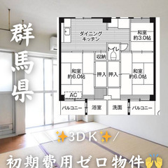 群馬県の物件　初期費用ゼロ　生活保護可　家賃40000円