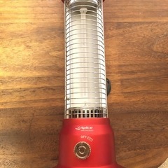 レトロ調ミニ電気ストーブ300wハロゲンヒーター