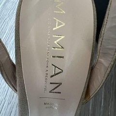 MAMIAN ベージュ スエード サンダル 9cmヒール【未使用】日本製の画像