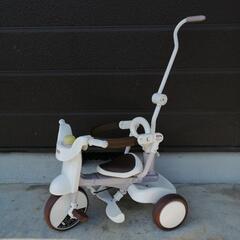 iimo TRICYCLE 2　折りたたみ三輪車　押し棒 ステップ付き