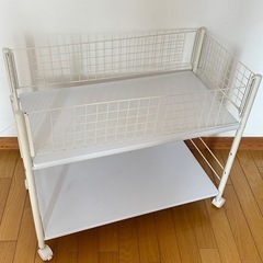 美品 スチールラック