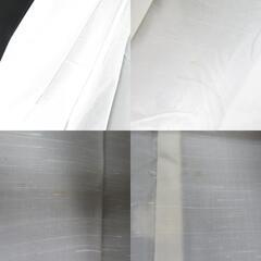 黒留袖 尾長鳥に花々文様 五三桐紋 正絹 比翼・裏地ポリエステル 刺繍入り 袷 広衿 礼装着物 フォーマル 仕立て上がり 身丈152cm 【キモノオフ野々市若松店】の画像