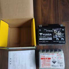 バイク用バッテリー　液別　YTX4L-BS AGM 新品の画像