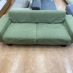 3人掛けソファー　ファブリック　グリーン　税込9900円入荷致し...