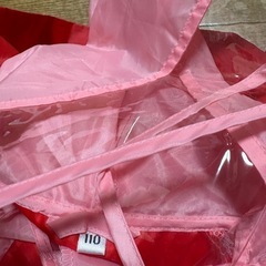 レインコート 西松屋　110cmの画像