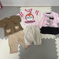 まとめ売り★女の子80サイズ春秋服5点セット★