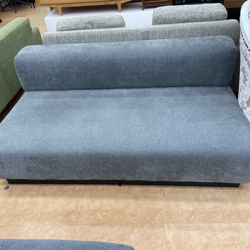 ジョルノアームレス　2人掛けソファー　Franc franc ファブリック　グレー　税込19800円入荷致しました！